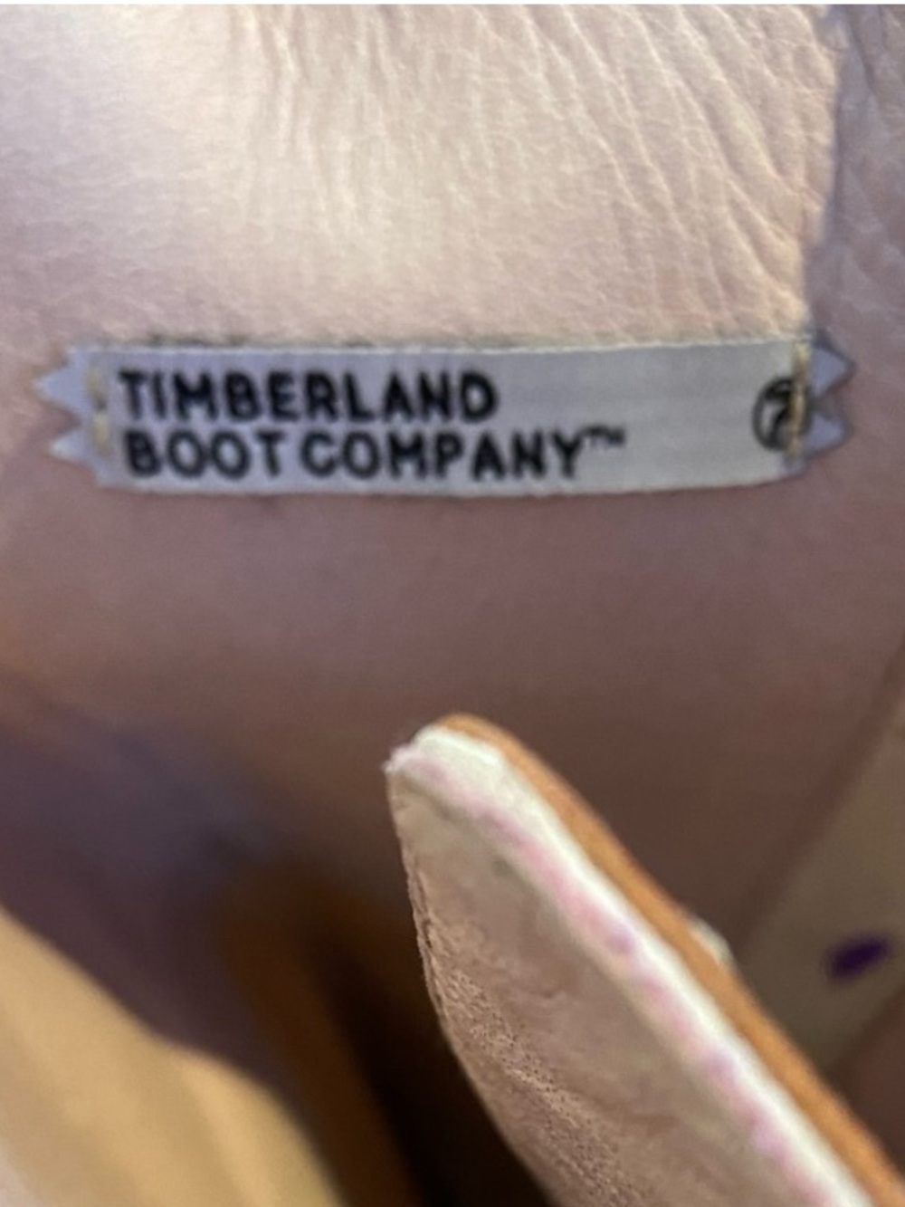 TIMBERLAND • Genuine Leather Tan Brown Lace-Up Leather Mid-Calf Heeled Boots - Picture 3 of 7